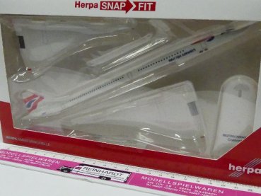 1/250 Herpa SnapFit BAC Concorde British Airways Aérospatiale 613439