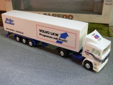 1/87 Herpa Albedo Volvo F12 Volvo LKW Möller Boullier Gohfeld Koffer-Sattelzug