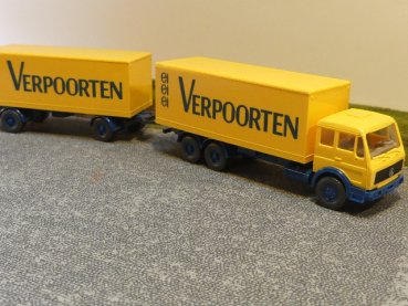 1/87 Wiking MB NG 1632 VERPOORTEN Hängerzug 457 1 A