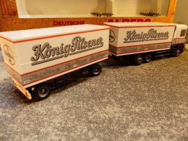 1/87 Albedo Renault AE König Pilsener Koffer Hängerzug 700151