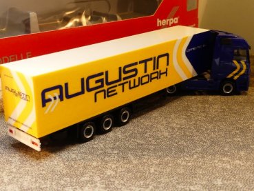 1/87 Herpa MB Actros AUGUSTIN Österreich Kühlkoffer Sattelzug 158732