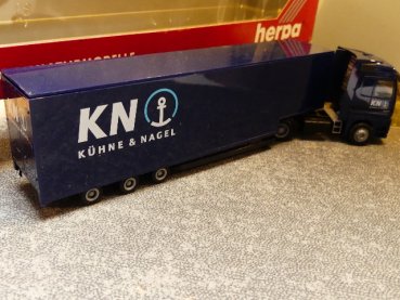 1/87 Herpa MB Actros Kühne & Nagel Koffer Sattelzug 145893