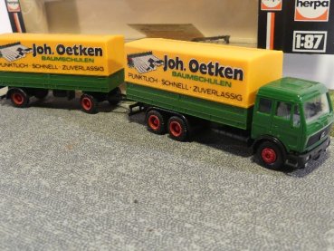 1/87 Herpa MB NG Oetken Baumschulen Pritschen Hängerzug #71