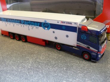 1/87 Herpa MB Actros Bigspace Kühlkoffer-Sattelzug Spedition Tasche 307178