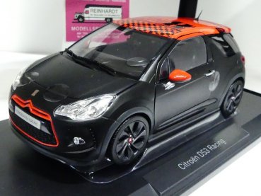 1/18 Norev Citroen DS3 Racing 2012 mattschwarz mit rot 181543