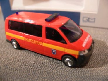 1/87 Rietze VW T5 Bus Einsatzleitung Werksfeuerwehr NWO 51783