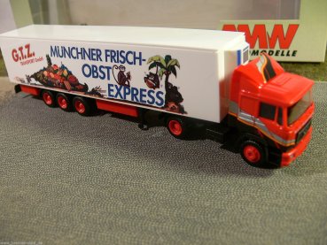 1/87 AWM MAN F2000 GTZ Münchner Frisch Obst Express Sattelzug 955311