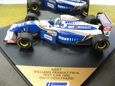 1/24 Onyx Williams Renault FW16 Coulthard Testcar 1995