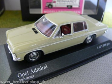 1/43 Minichamps Opel Admiral 1959 beige