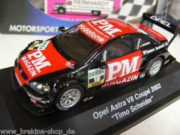 1/43 Schuco Opel Astra Coupe V8 Timo Scheider 03 04886