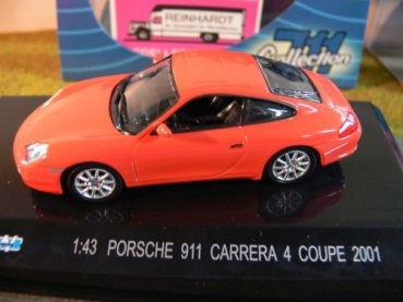 1/43 Collection 711 Porsche 911 Carrera 4 Coupe 2001 orange 671010