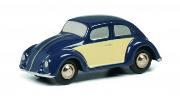 Schuco Piccolo VW Brzelkäfer blau/beige 450540400