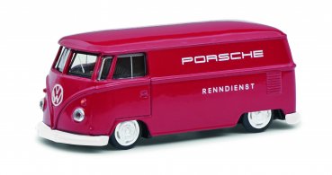 1/64 Schuco VW T1 Lowrider Porsche Renndienst