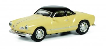 1/87 Schuco VW Karmann Ghia beige Dach schwarz 452651100