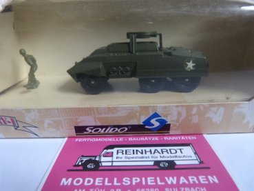 1/50 Solido Combat Car Kampfwagen Militär mit Figur 6104 s.Beschreibung