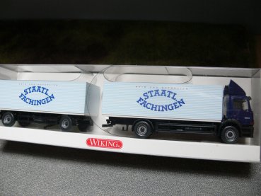 1/87 Wiking MB Atego Staatlich Fachingen Getränkekoffer-HZ 561 03 B