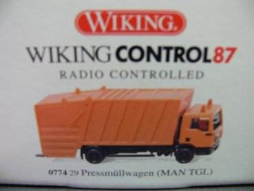 1/87 Wiking Control MAN TGL Pressmüllwagen 0774 29  99.95 STATT 189,95 €