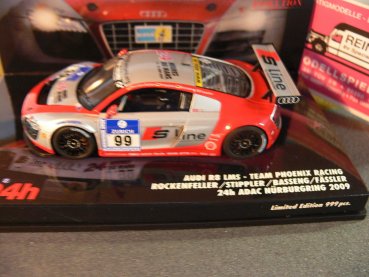 1/43 Minichamps Audi R8 LMS 24h ADAC Nürburgring 2009 Team Phoenix Racing #99 437091999