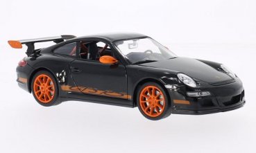 1/24 Welly Porsche 911 GT3 RS schwarz orange WEL22495