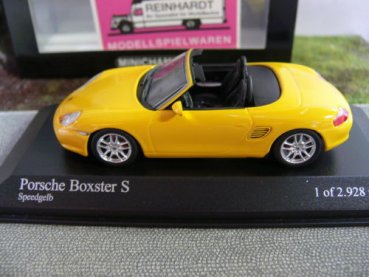 1/43 Minichamps Porsche Boxster S 2002 gelb 400 062072