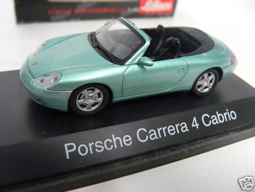 1/43 Schuco Porsche Carrera 4 Cabrio hellgrün 04561