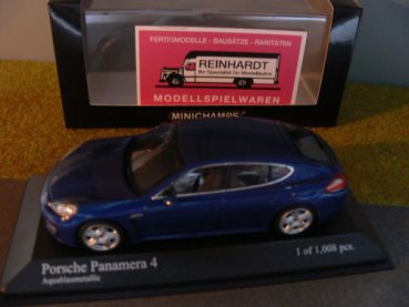 1/43 Minichamps Porsche Panamera 4 2011 blaumetallic 400 068220