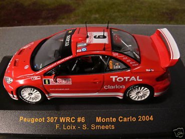 1/43 IXO Peugeot 307 WRC #6 Monte Carlo 2004