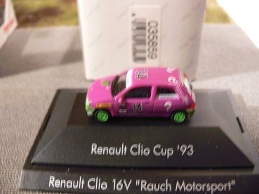 1/87 Herpa Renault Clio 16V Cup 93 Rauch Motors. 035859