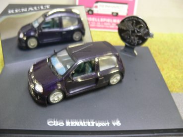 1/43 UH 1826 Renault Clio Sport V6 dunkellilametallic