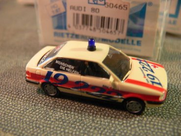 1/87 Rietze Audi 80 BRK Rettungsruf 50465