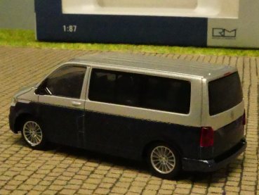 1/87 Rietze VW T6.1 Bus KR reflexsilber/starlight blue 11671