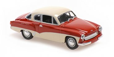 1/43 Maxichamps Wartburg 311 Coupe 1958 rot weiß 940015921