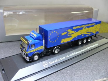 1/87 Herpa MB Sattelzug Mercedes-Benz Niederlassung Saarbrücken/Neunkirchen So