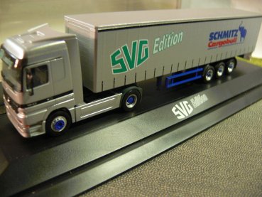 1/87 Herpa MB Actros SVG Edition Schmitz Cargo Schiebeplanen-Sattelzug