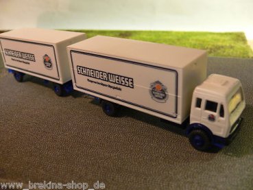 1/87 Roskopf MB Hängerzug Schneider Weisse 618