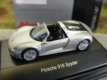 1/87 Schuco Porsche 918 Spyder silber 452613900