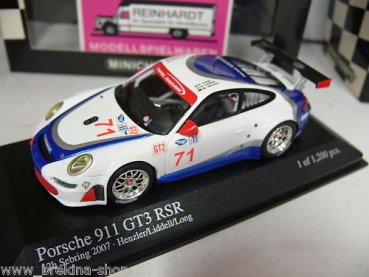 1/43 Minichamps Porsche 911 GT3 RSR 12h Sebring '07 #71 400076471