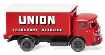 1/87 Wiking Büssing 4500 Union Transport Koffer Lkw 0476 03