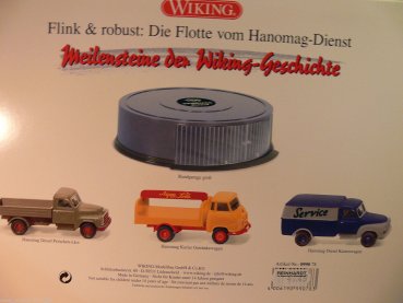 1/87 Wiking Set Rundgarage Hanomag Dienst siehe Beschreibung! 990 78