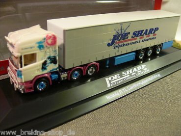 1/87 Herpa Scania R TL Joe Sharp Gardinenplanen-SZ 121361