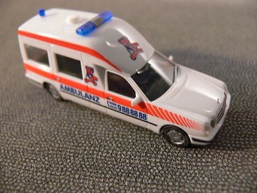 1/87 Herpa MB Binz KTW Ambulanz Siegburg Bonn 044578