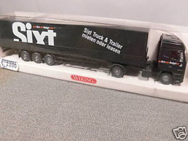 1/87 Wiking IVECO Euro Star Sixt Planen-Sattelzug 516 2 B