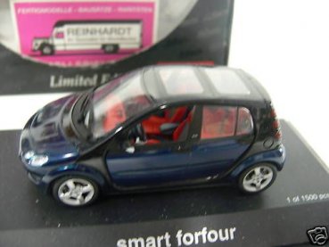 1/43 Schuco Smart forfour blau/schwarz 04691