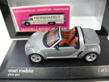 1/43 Minichamps Smart Roadster 2003 graumetallic