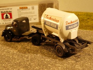 1/87 Brekina Magirus Tankcontainer Zuckersirup aus Köln SoMo IMA 2018