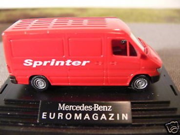 1/87 Wiking MB Sprinter rot So 0289 A