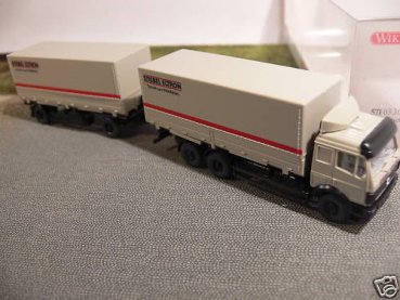 1/87 Wiking MB SK Stiebel Eltron Wechsel-Pritschen Hängerzug 571 03 B