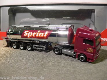 1/87 Herpa MAN TGX XLX Chromtankcont.-SZ Sprint 158640