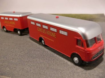 1/87 Brekina MB LP322 Circus Krone Tiertransport 57213