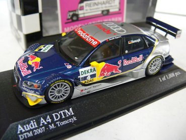 1/43 Minichamps Audi A4 DTM 2007 M.Tomczyk #4 Red Bull 400071704